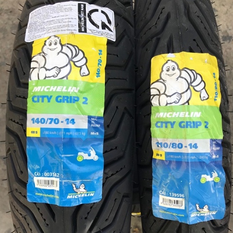 Lốp Michelin City Grip 2 (110/80-14 - 140/70-14)