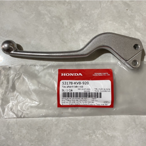 Tay thắng zin bên trái cho AB, Click (màu bạc)