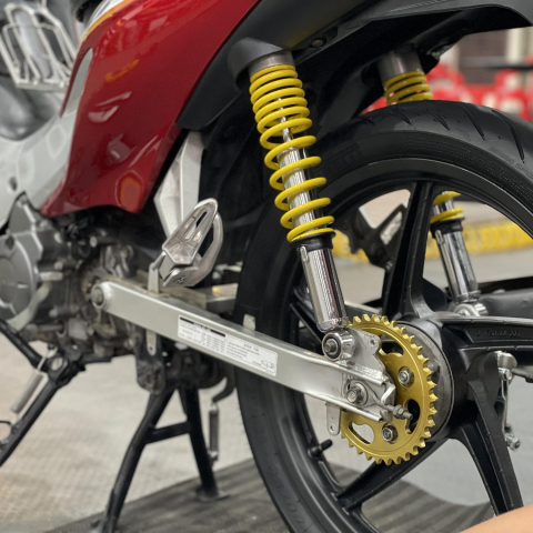 Bộ nhông sên dĩa X1R cho Wave RS, Future (114L, Vàng)