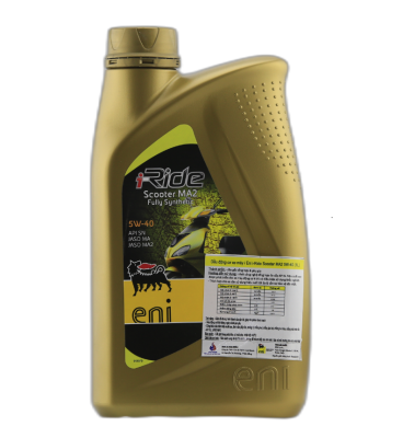 thumbnail image 2 of ENI I-RIDE 5W40 Synthetic Oil 2L + Oil Filter Kit For Gilera Nexus / SP 500 2003-2015 2 of 5