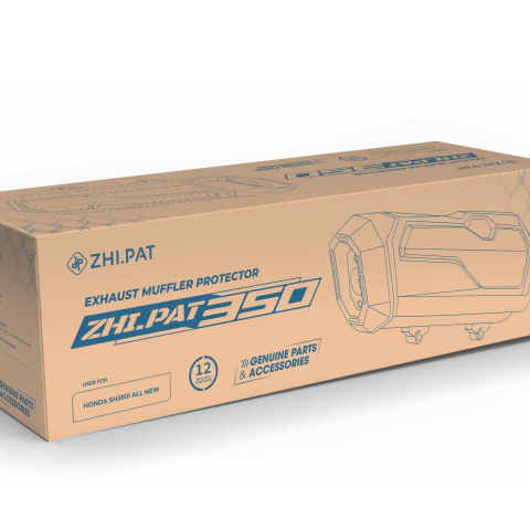 Ốp pô ZHI.PAT cho Honda SH350i, FORZA 350i Phiên bản Thể Thao