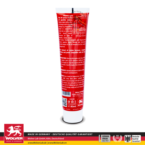 Súc động cơ Wolver Motor Flush Adapter 80ml