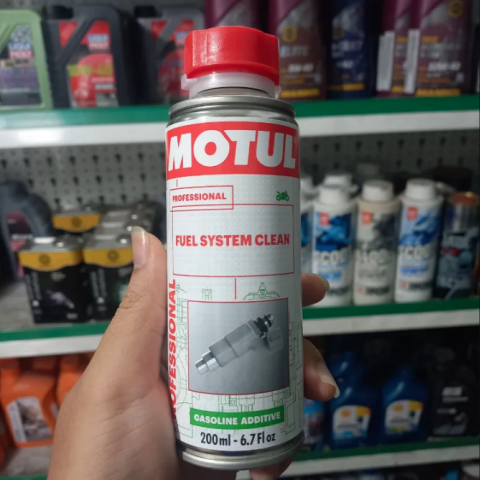 Vệ sinh phun xăng Motul Fuel System Clean Moto 200ml