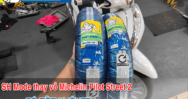 SH Mode thay vỏ Michelin Pilot Street 2 có bám đường tốt không? 