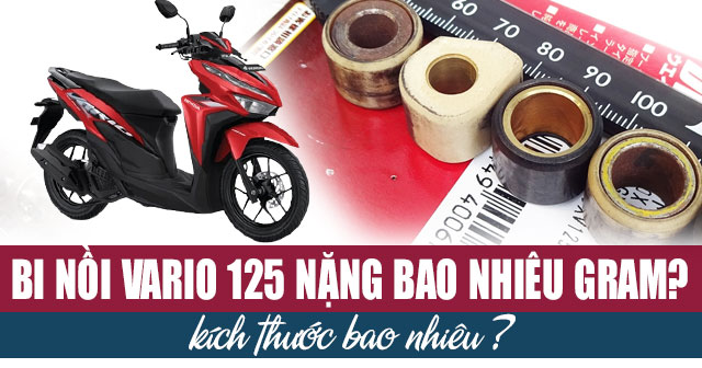 Bi nồi Vario 125 nặng bao nhiêu gram? Kích thước bao nhiêu?