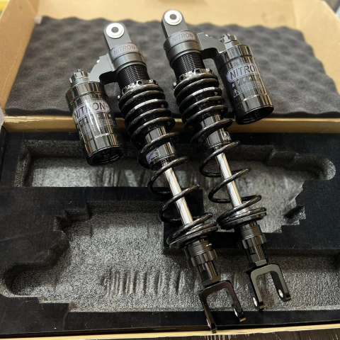 Phuộc Nitron bình dầu Full Black cho SH350i, SH300i (chính hãng Việt Nam)