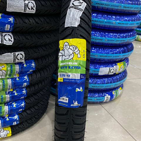 Vỏ có ruột Michelin City Extra 2.75-17 47P