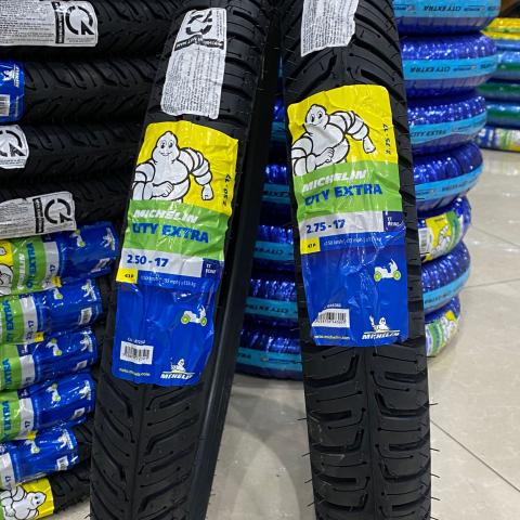 Vỏ có ruột Michelin City Extra 2.75-17 47P