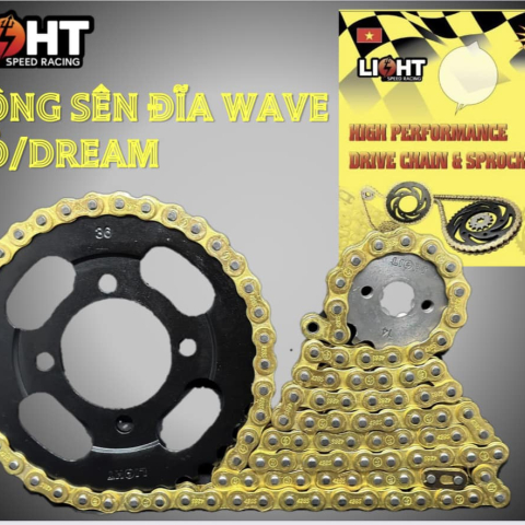 Bộ nhông sên dĩa Light cho Wave, Dream