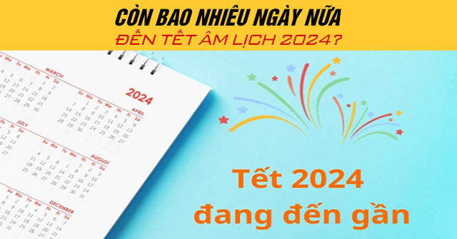 Còn bao nhiêu ngày nữa đến Tết âm lịch 2024?