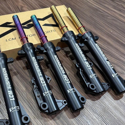 Phuộc trước LCM cho AB 125/150/160 ty vàng, titan