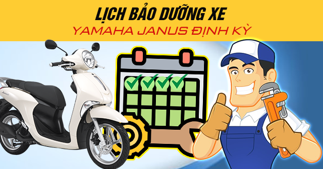 Lịch bảo dưỡng xe Yamaha Janus định kỳ