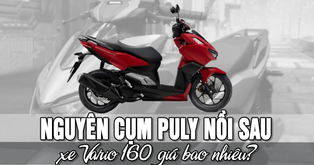 Nguyên cụm puly nồi sau xe Vario 160 giá bao nhiêu?