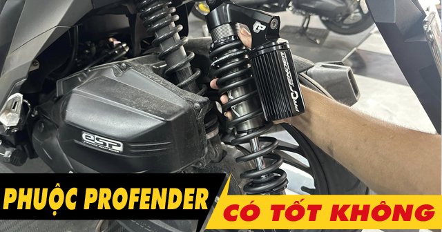 Phuộc Profender có thực sự giúp xe máy vận hành êm hơn?