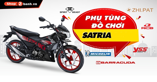 Top 5 đồ chơi xe Satria bán chạy nhất Shop2banh năm 2024