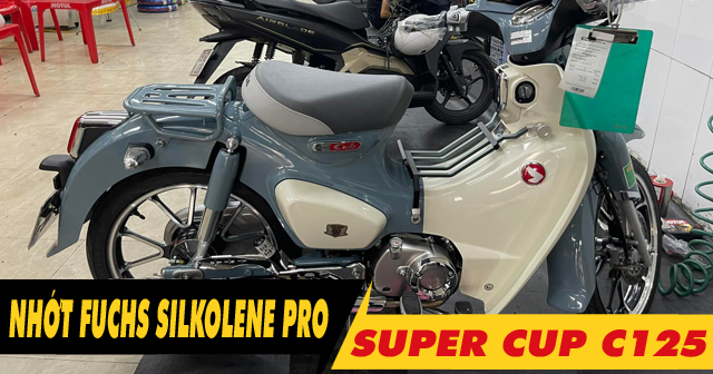 Xe Cub C125 thay nhớt Fuchs Silkolene Pro 10W40 đi bao nhiêu km mới thay lại?