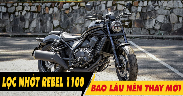 Bao lâu thì nên thay lọc nhớt cho xe mô tô Honda Rebel 1100?