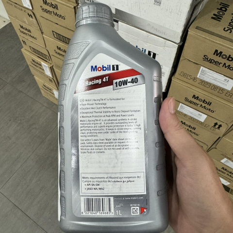 Nhớt Mobil 1 Racing 4T 10W40 1L
