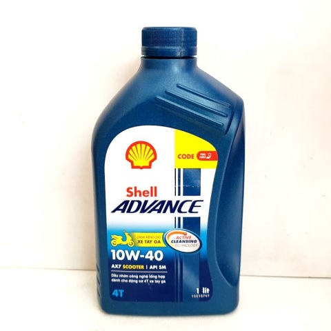 Nhớt Shell Advance AX7 Scooter 10W40 1L