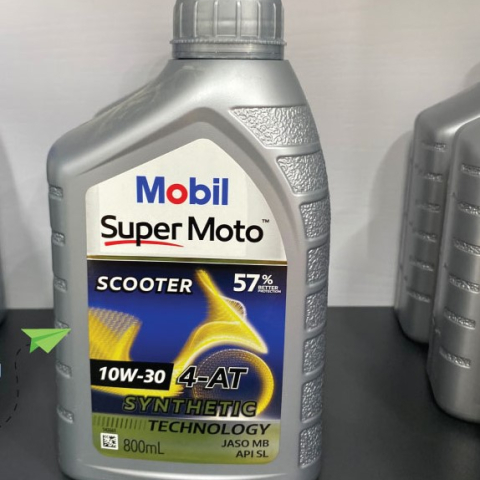 Nhớt Mobil Super Moto Scooter 10W30 800ml