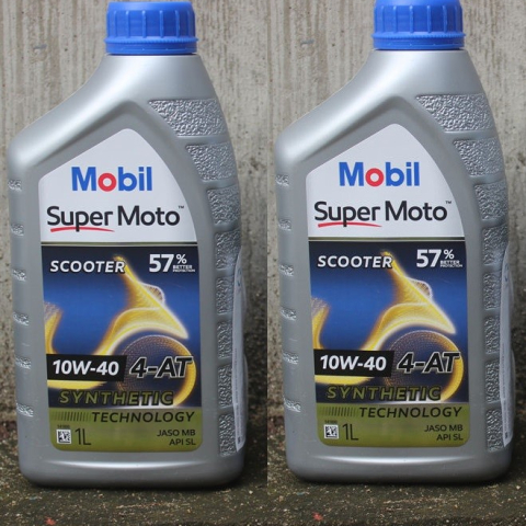 Nhớt Mobil Super Moto Scooter 10W40 1L