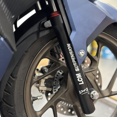 Phuộc trước LCM ty bạc cho Vario 160, Click 160