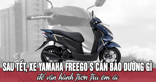 Sau Tết, xe Yamaha Freego S cần bảo dưỡng gì để vận hành trơn tru êm ái?