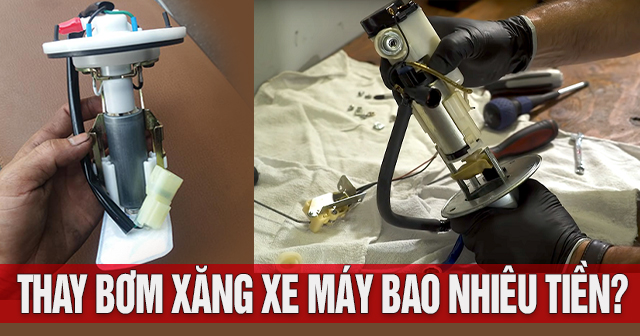 Thay bơm xăng xe máy bao nhiêu tiền?