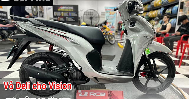 Vỏ Deli cho xe Honda Vision có tốt không? Giá bao nhiêu?