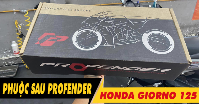 Phuộc Profender cho Honda Giorno+ 125 loại nào chạy nhún êm nhất?