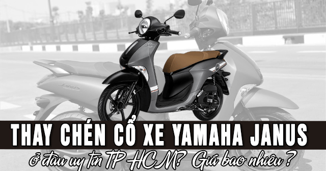 Thay chén cổ xe Yamaha Janus ở đâu uy tín TPHCM? Giá bao nhiêu?