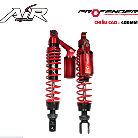 Phuộc Profender Air Series cho SH350i, SH300i cao 400mm chính hãng