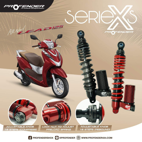 Phuộc Profender X Series cho Lead  2 tăng chỉnh chính hãng