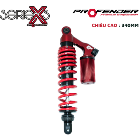 Phuộc Profender X Series cho Vario 160 cao 340mm chính hãng