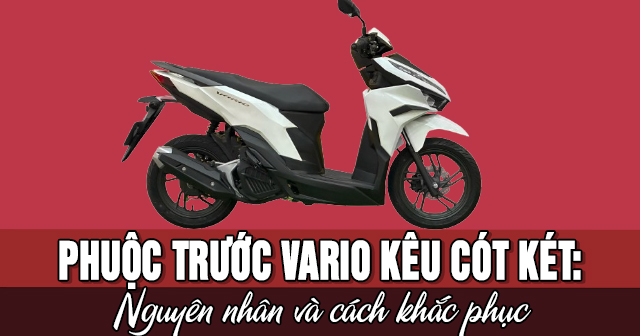 Phuộc trước Vario kêu cót két: Nguyên nhân và cách khắc phục