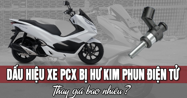 Dấu hiệu xe PCX bị hư kim phun điện tử và thay giá bao nhiêu?