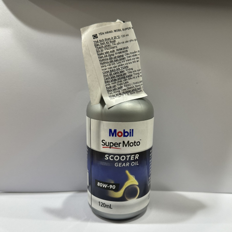 Nhớt Lap (Nhớt Hộp Số) Xe Ga Mobil Super Moto 80W90 120ml