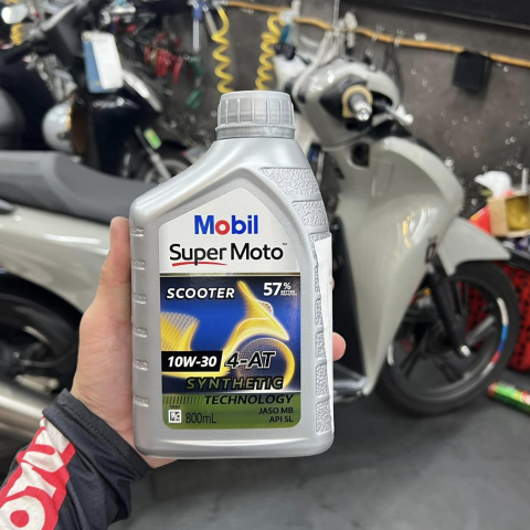 Nhớt Mobil Super Moto Scooter 10W30 800ml