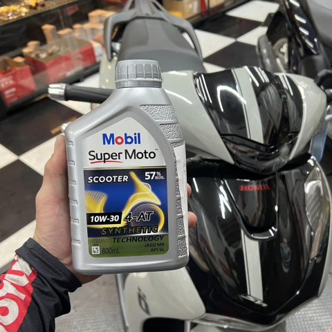 Nhớt Mobil Super Moto Scooter 10W30 800ml