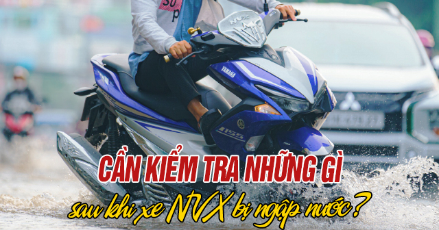 Cần kiểm tra những gì sau khi xe NVX bị ngập nước?