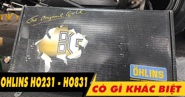 Phuộc Ohlins HO831 và HO231 cho Vario có gì khác biệt?