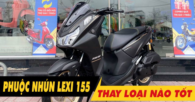 Thay phuộc nhún giảm xóc sau xe Lexi 155 giá bao nhiêu?