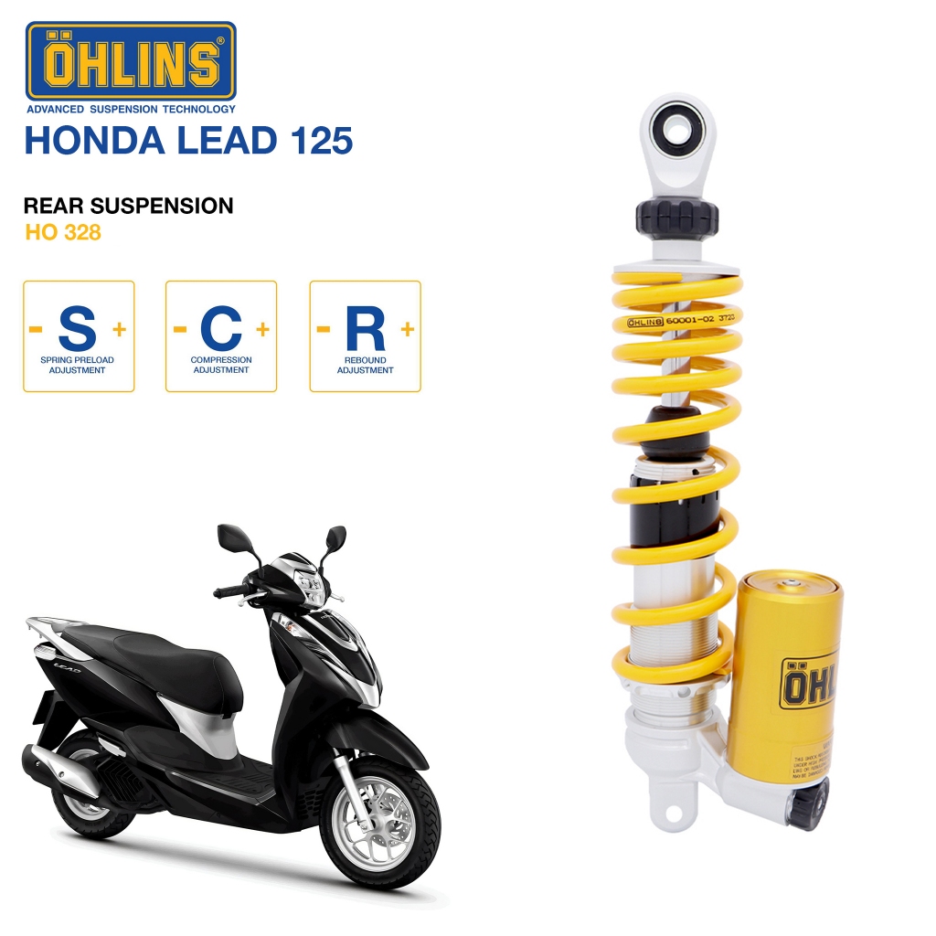 Phuộc Ohlins HO 328 cho Honda Lead