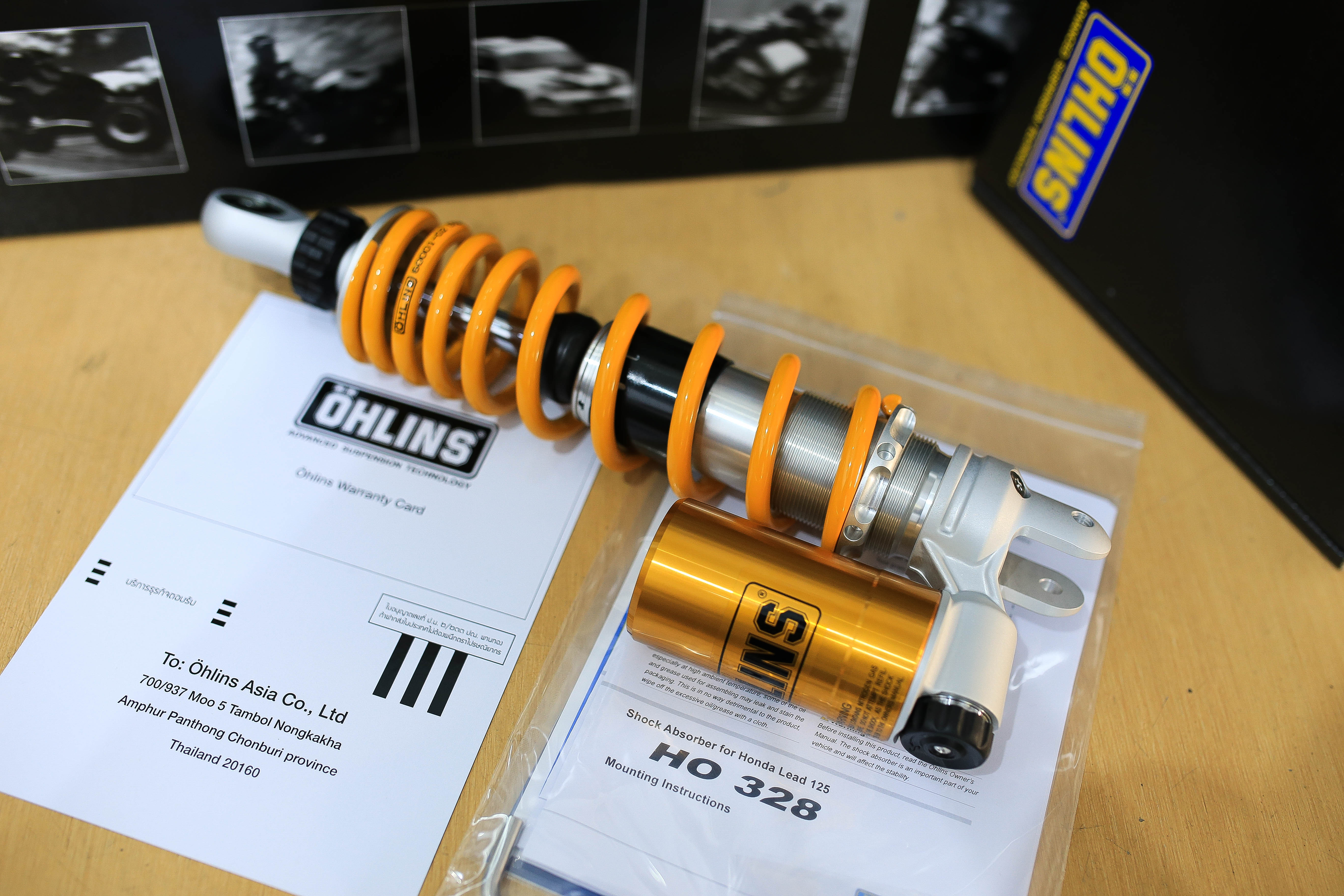 Phuộc Ohlins HO 328 cho Honda Lead