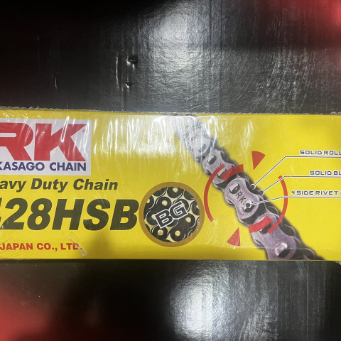 Sên RK vàng đen 428HSB - 132L chính hãng