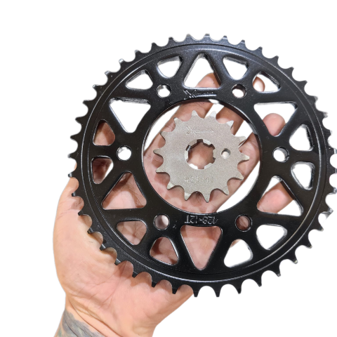 Bộ nhông sên dĩa X1R cho Exciter 150 (122L, Đen)