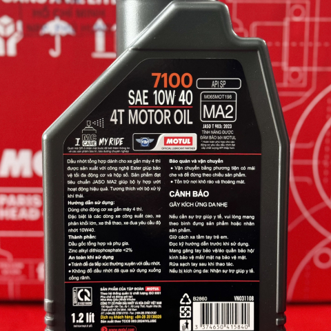 Nhớt Motul 7100 10W40 4T 1L