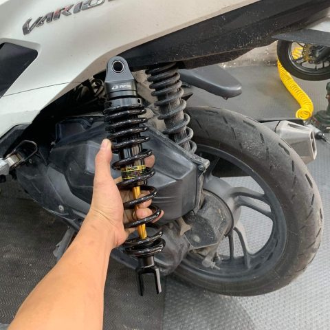 Phuộc RCB C Series ty vàng cho Honda Vario, Click chính hãng