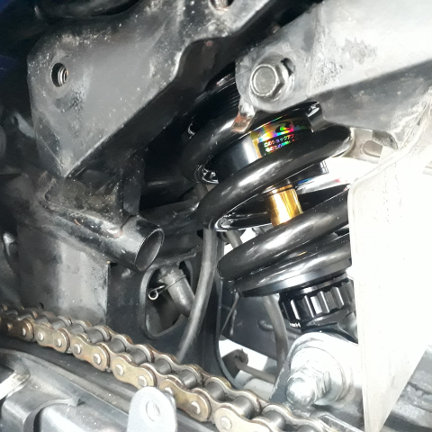 Phuộc RCB S2 ty vàng cho Exciter 150, Exciter 155 chính hãng