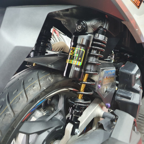 Phuộc RCB VD ty vàng cho Honda AB 125/150 chính hãng